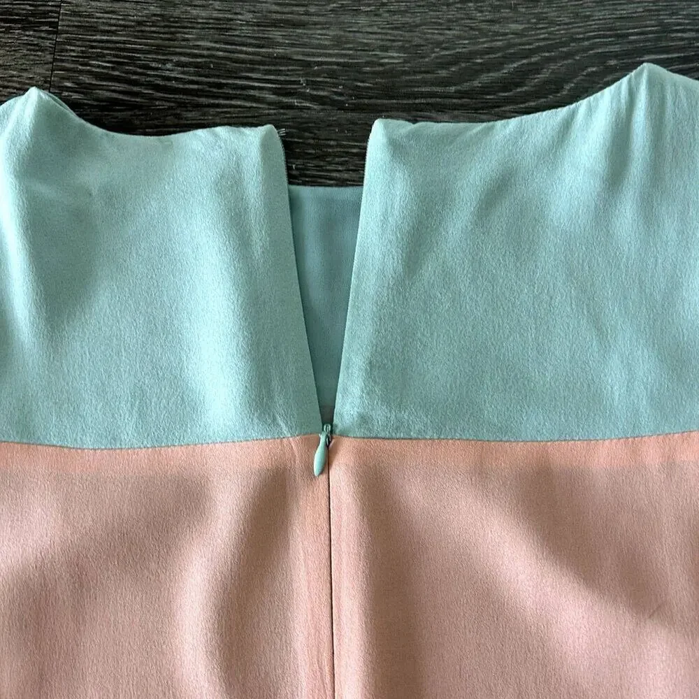 EUC Camilla and Marc Colorblock Shift Mini‎ Dress Pastel Sleeveless Size 4 AU 8